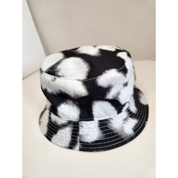 Nike Bucket Hat Youth L/XL Black White Reversible Swoosh Logo Tie Dye - Picture 4 of 7